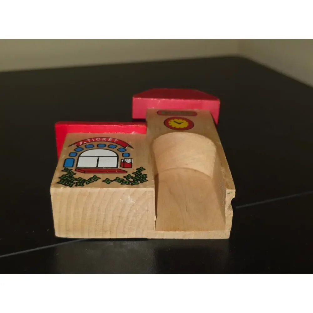 Unbranded Wooden Train Ticket‎ Station Thomas & Friends / BriO Aesthetic